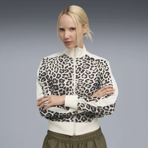 Veste de survêtement courte à motif intégral T7 LE