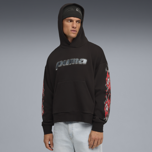 Hoodie coupe carrée en polaire PUMATECH Homme