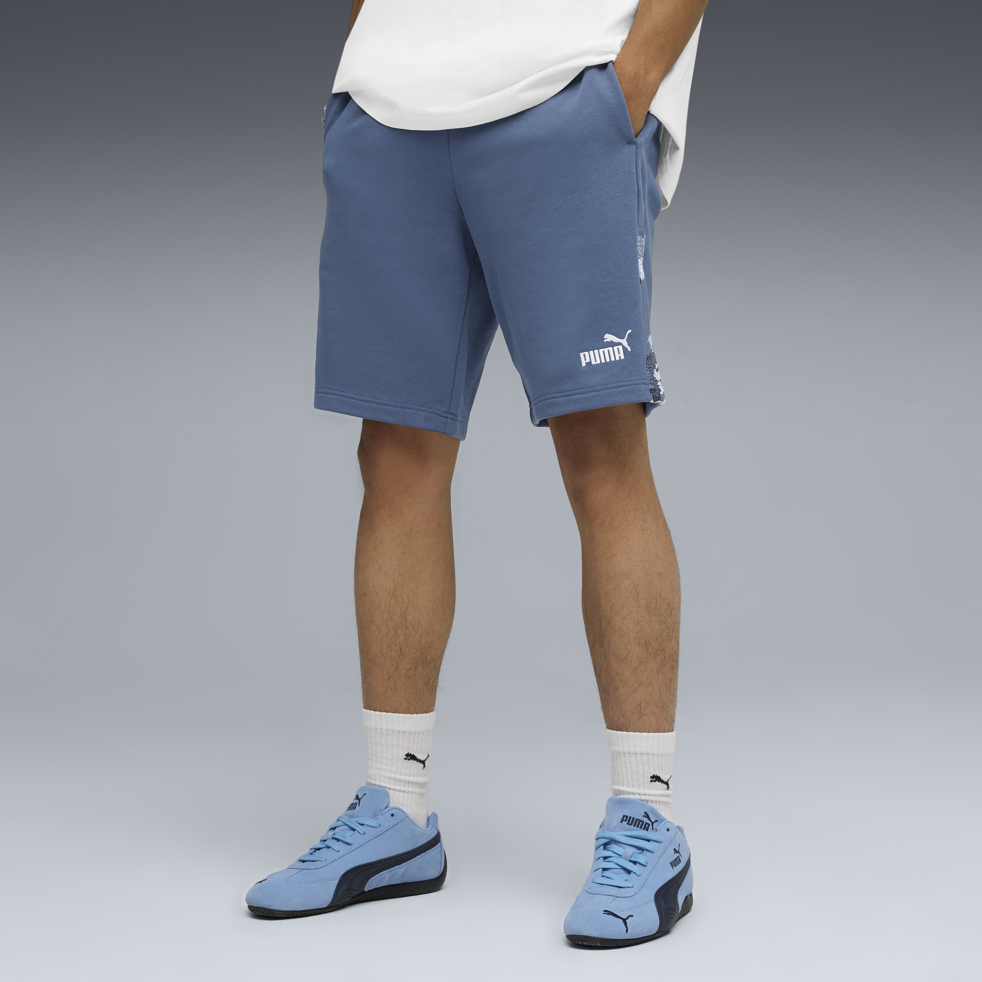 Short à motif camouflage 25 cm Essentials Homme